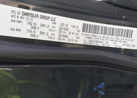 2011 Dodge Durango Crew from USA, damaged, VIN 1D4SE4GT9BC594741
